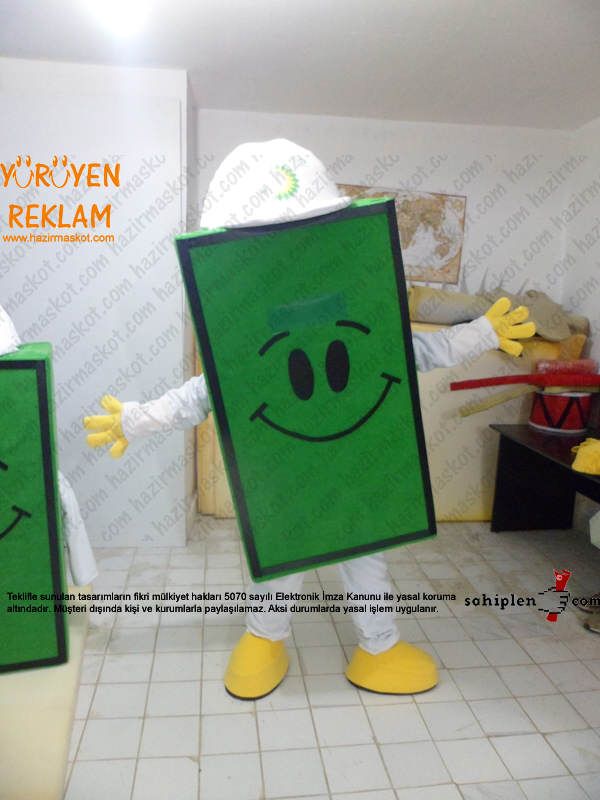 BP Kutu Adam Maskot maskot kostümü