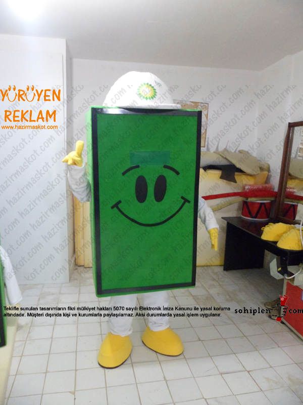 BP Kutu Adam Maskot maskot kostümü