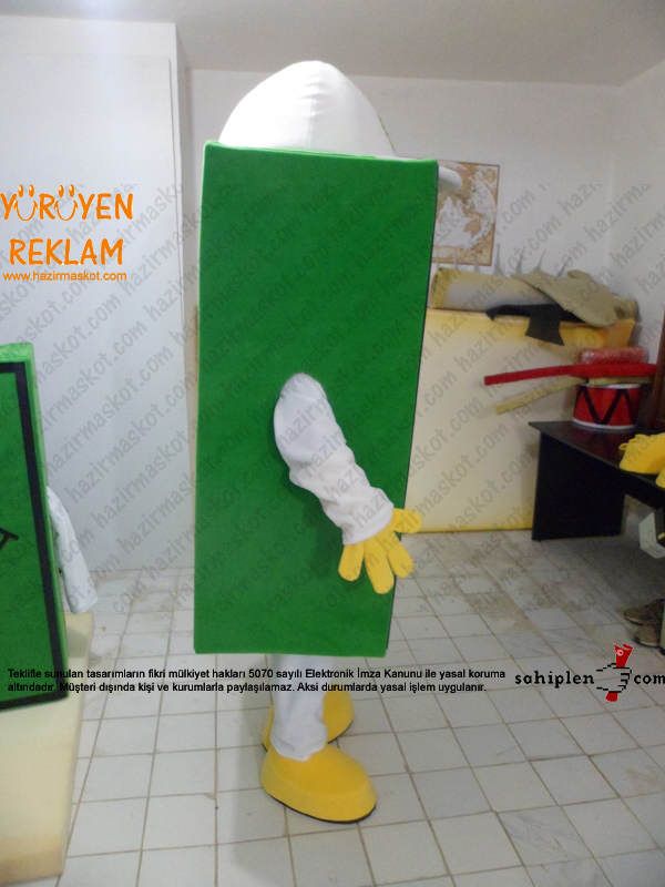 BP Kutu Adam Maskot maskot kostümü