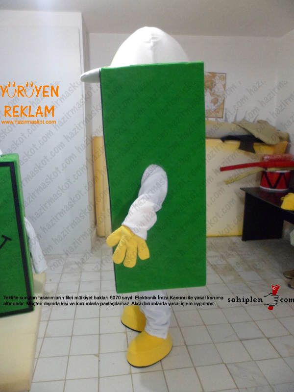 BP Kutu Adam Maskot maskot kostümü