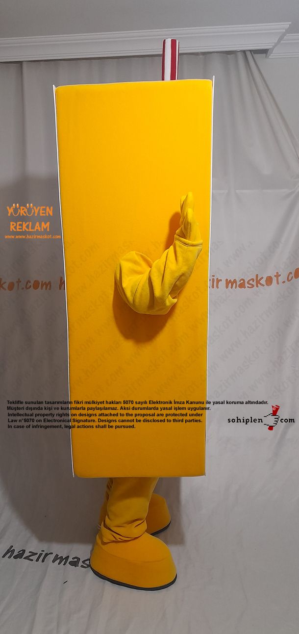 Bronto Meyve Suyu Maskot Kostümü / Mango / Lebanon maskot kostümü