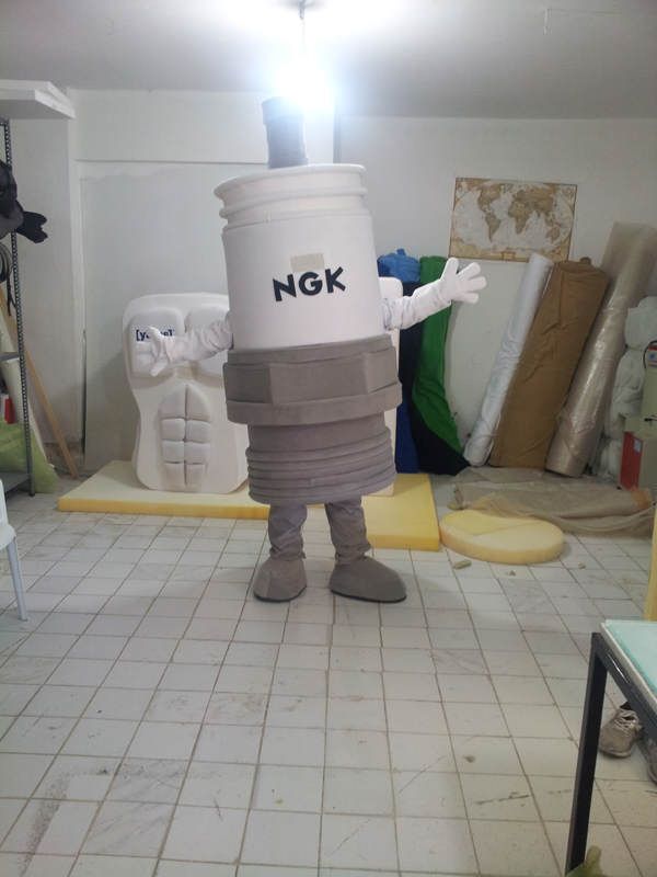 NGK Buji Maskot maskot kostümü