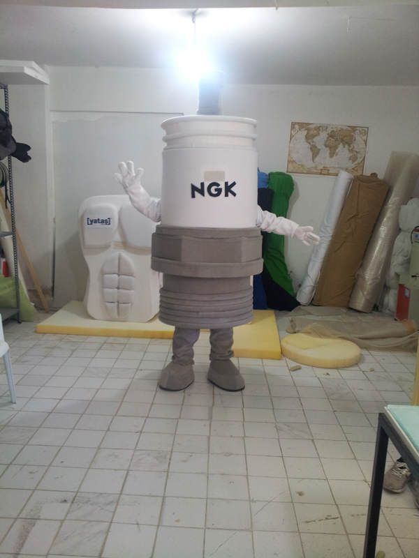 NGK Buji Maskot maskot kostümü