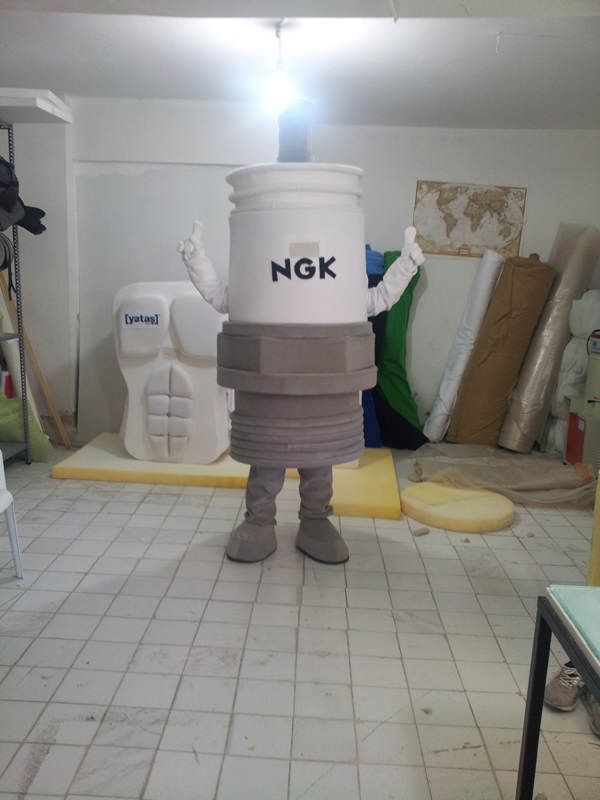 NGK Buji Maskot maskot kostümü