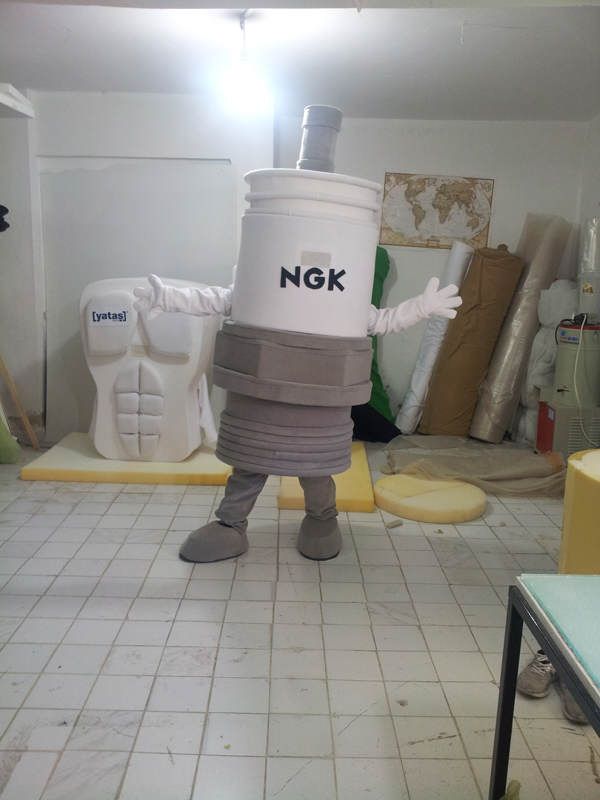 NGK Buji Maskot maskot kostümü