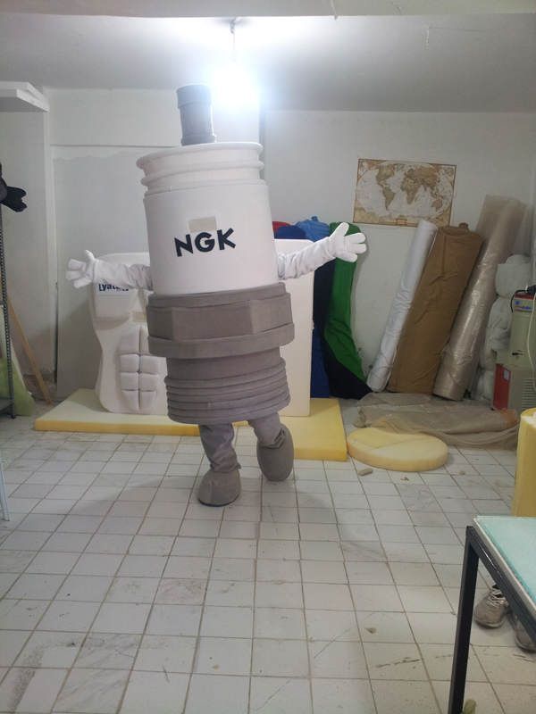 NGK Buji Maskot maskot kostümü