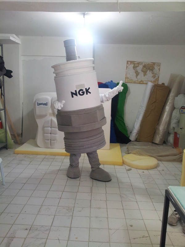 NGK Buji Maskot maskot kostümü