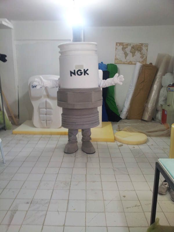 NGK Buji Maskot maskot kostümü