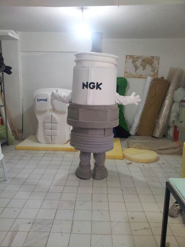 NGK Buji Maskot maskot kostümü