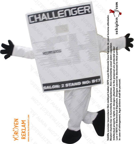 Challenger Ayakkabı Kutusu Maskotu maskot kostümü