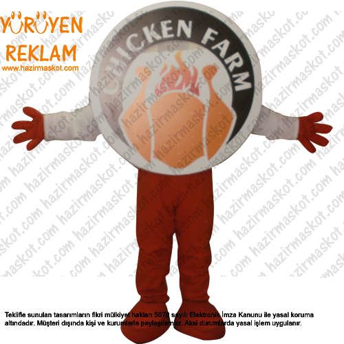Chicken Farm Logo Maskot / Trabzon maskot kostümü