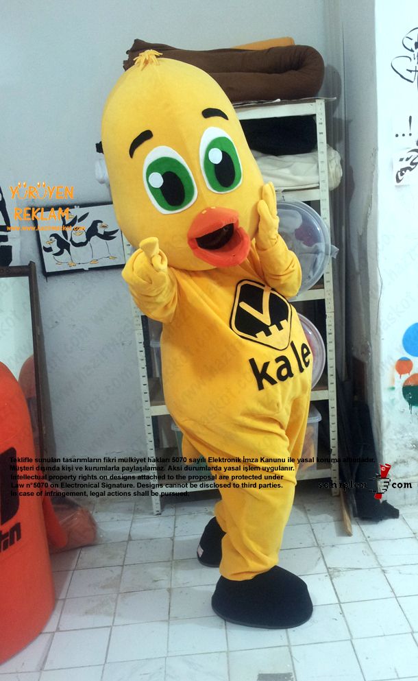 Civciv Maskotu / Kale maskot kostümü