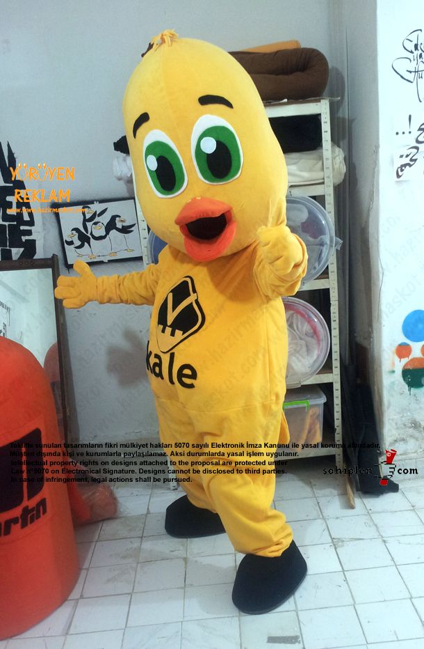 Civciv Maskotu / Kale maskot kostümü