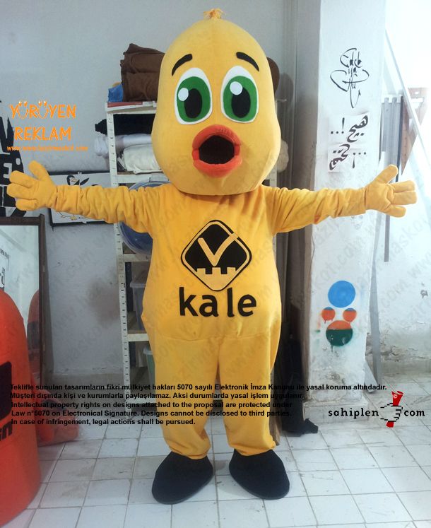 Civciv Maskotu / Kale maskot kostümü