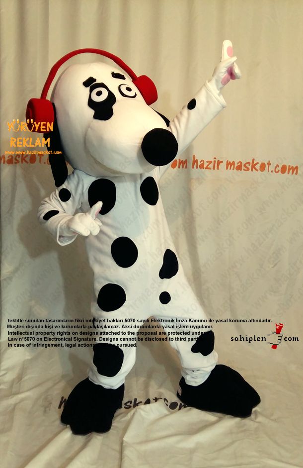 Dalmaçyalı Köpek Maskot Kostümü / EskiModa Çocuk maskot kostümü