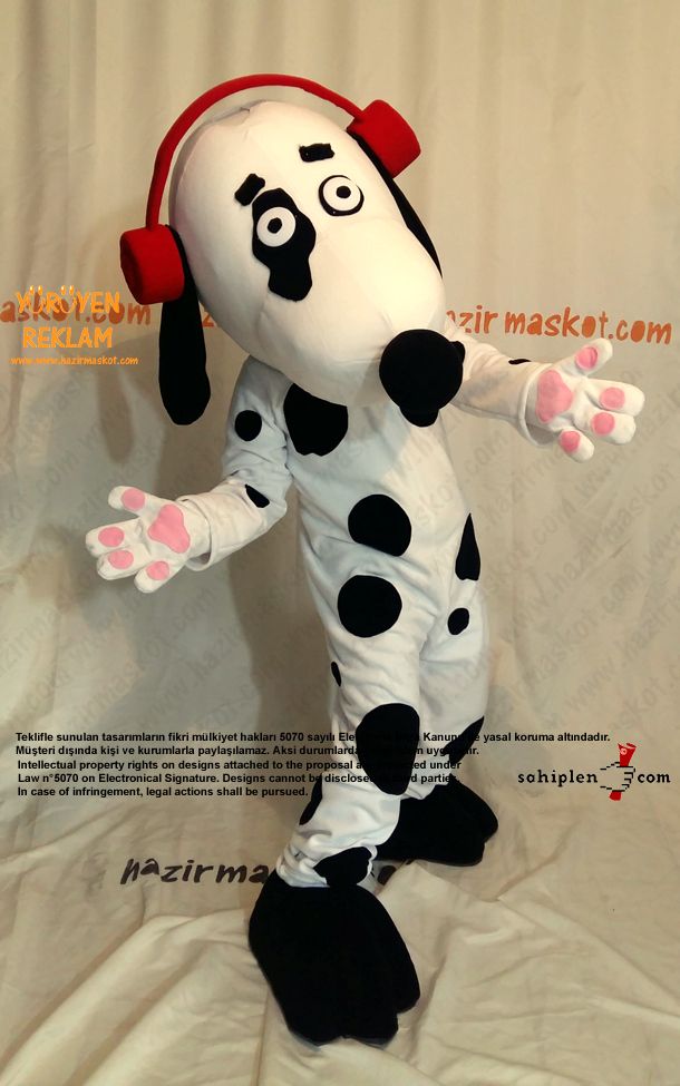 Dalmaçyalı Köpek Maskot Kostümü / EskiModa Çocuk maskot kostümü