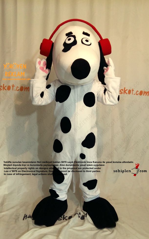 Dalmaçyalı Köpek Maskot Kostümü / EskiModa Çocuk maskot kostümü
