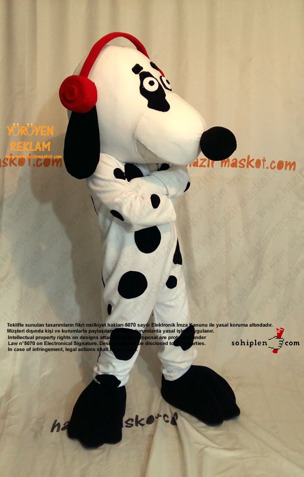 Dalmaçyalı Köpek Maskot Kostümü / EskiModa Çocuk maskot kostümü