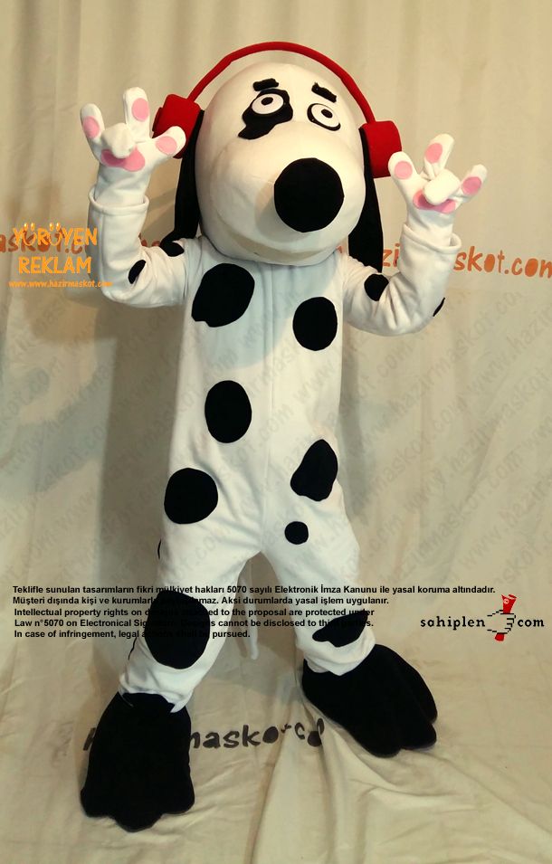 Dalmaçyalı Köpek Maskot Kostümü / EskiModa Çocuk maskot kostümü