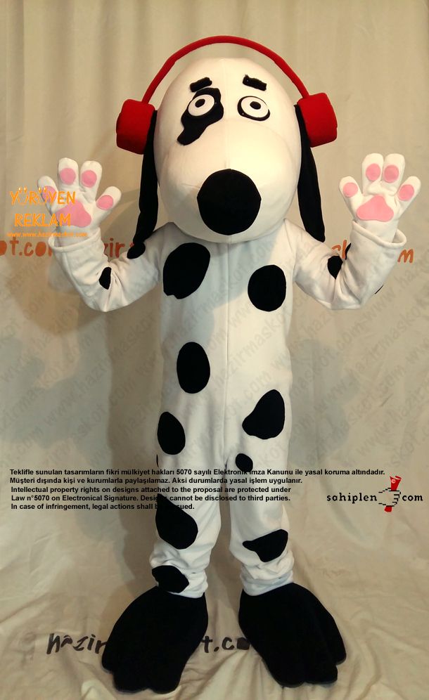 Dalmaçyalı Köpek Maskot Kostümü / EskiModa Çocuk maskot kostümü
