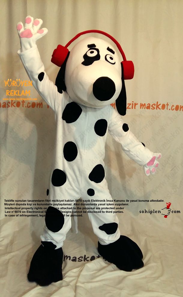 Dalmaçyalı Köpek Maskot Kostümü / EskiModa Çocuk maskot kostümü