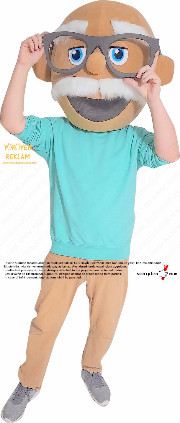 Dede Maskot kostümü maskot kostümü