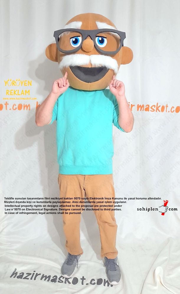 Dede Maskot kostümü maskot kostümü