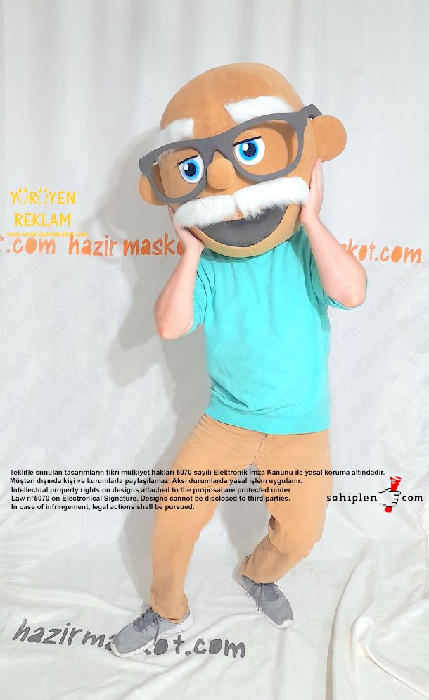 Dede Maskot kostümü maskot kostümü