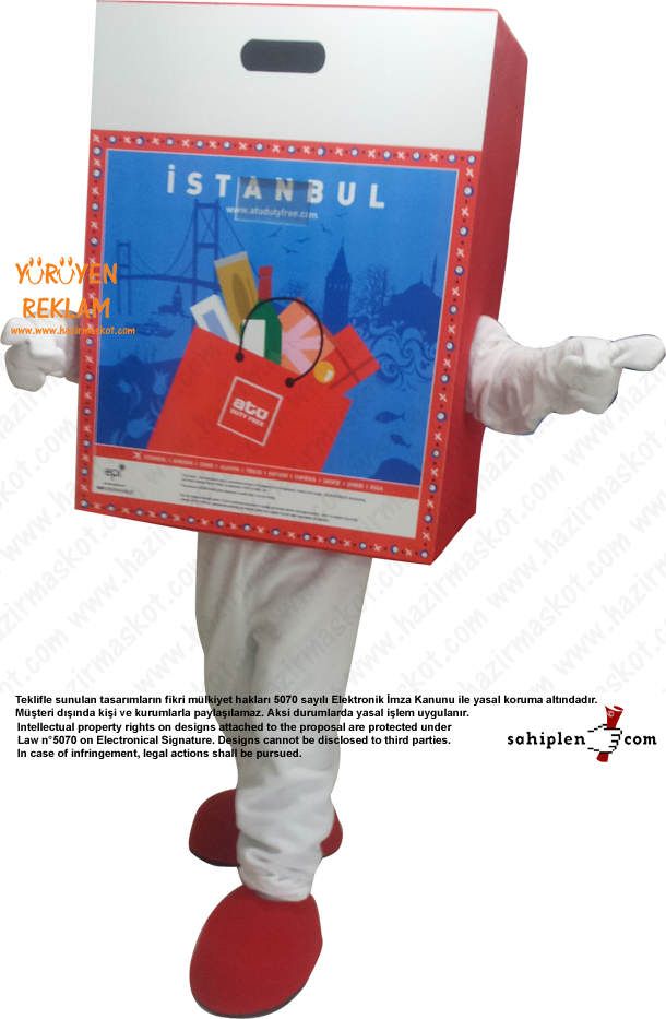 1 Mayıs İşçi Maskotu / HAK-İŞ maskot kostümü