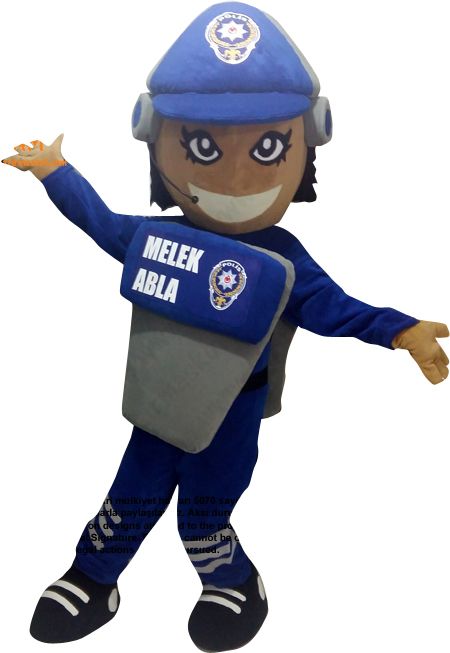 Polis Maskotu / Tekirdağ maskot kostümü