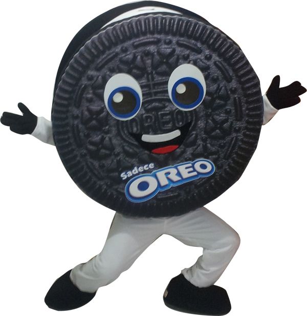 Oreo Bisküvi Maskotu maskot kostümü