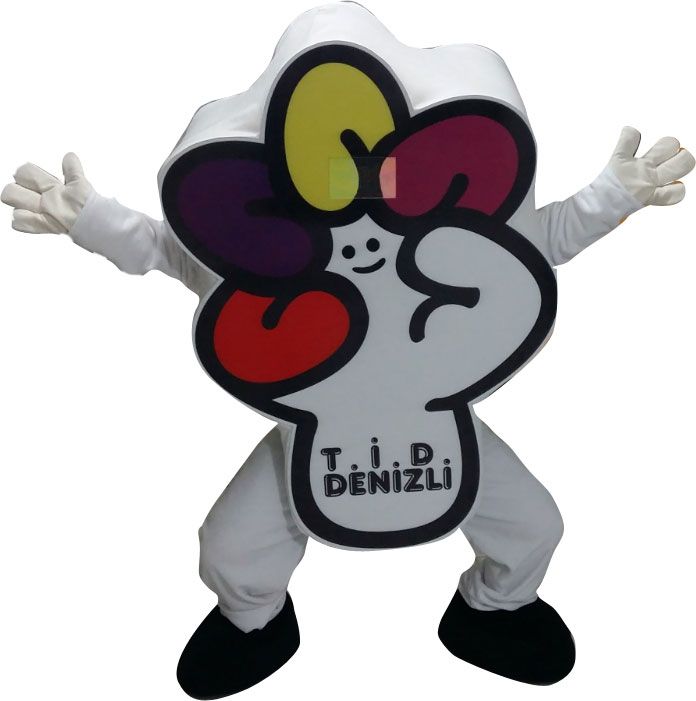 İŞARET DİLİ LOGO MASKOTU / T.İ.D. maskot kostümü