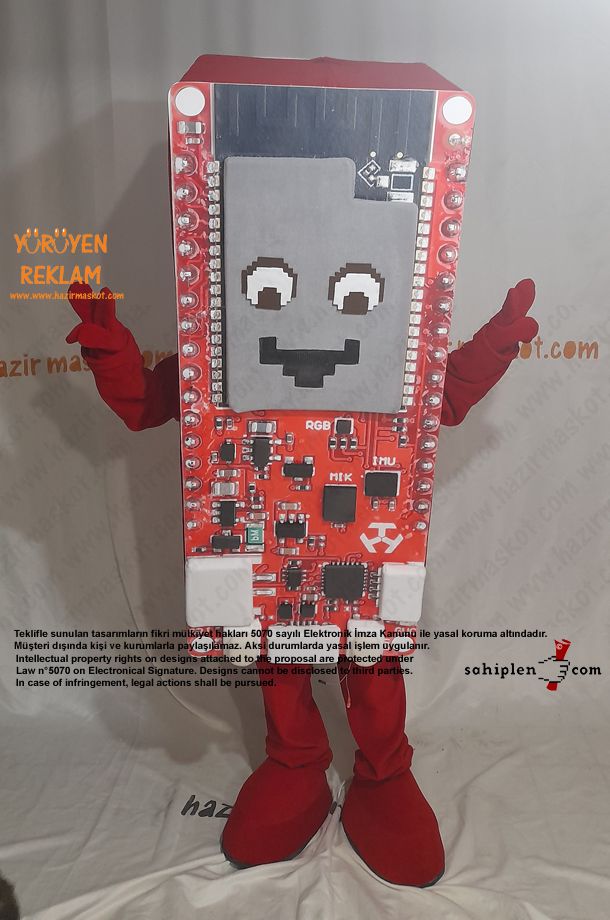 Teknofest 2022 DeneYap Kart Maskot Kostümü maskot kostümü