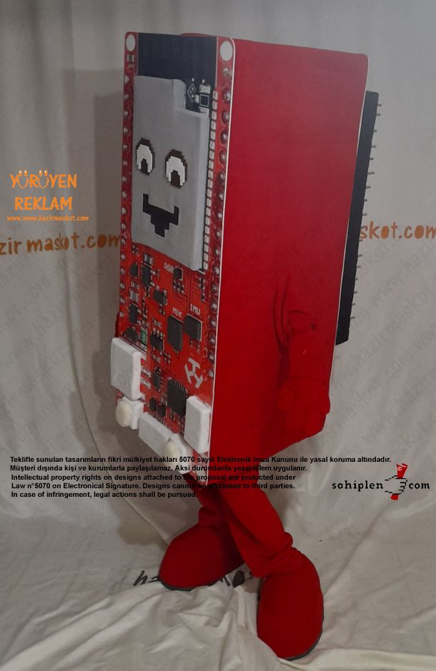Teknofest 2022 DeneYap Kart Maskot Kostümü maskot kostümü