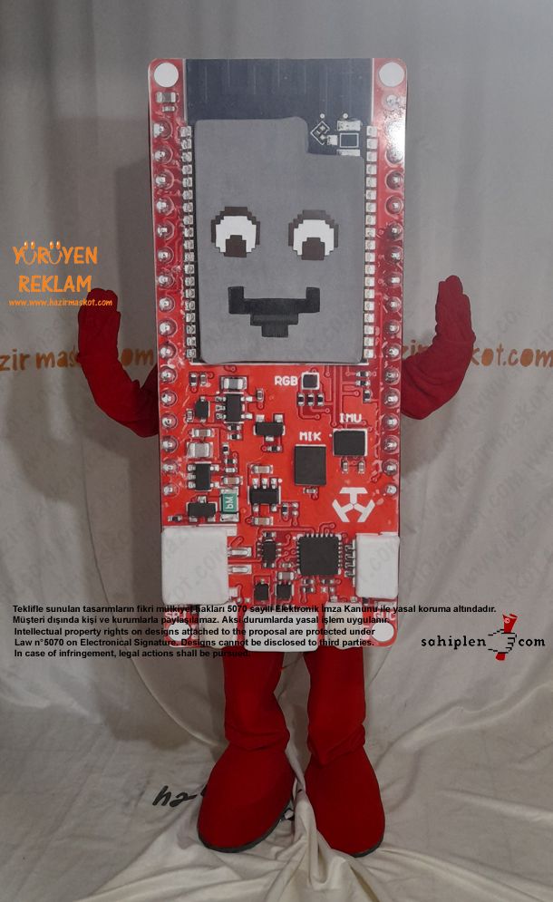 Teknofest 2022 DeneYap Kart Maskot Kostümü maskot kostümü