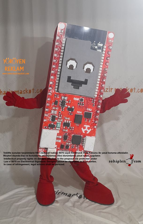 Teknofest 2022 DeneYap Kart Maskot Kostümü maskot kostümü