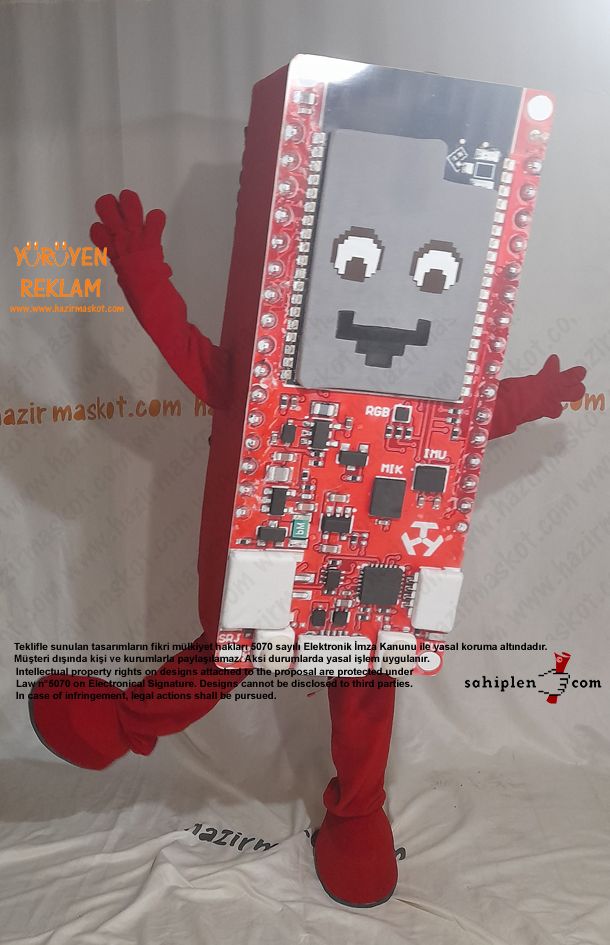 Teknofest 2022 DeneYap Kart Maskot Kostümü maskot kostümü
