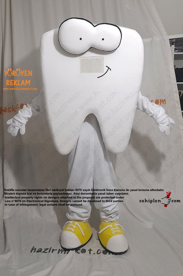 Diş Maskot Kostümü / Informationszentrum Zahn- und Mundgesundheit maskot kostümü