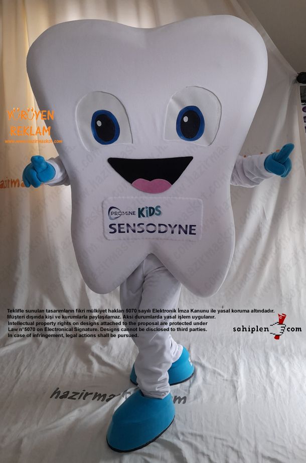Sensodyne Kids Diş Maskot Kostümü maskot kostümü