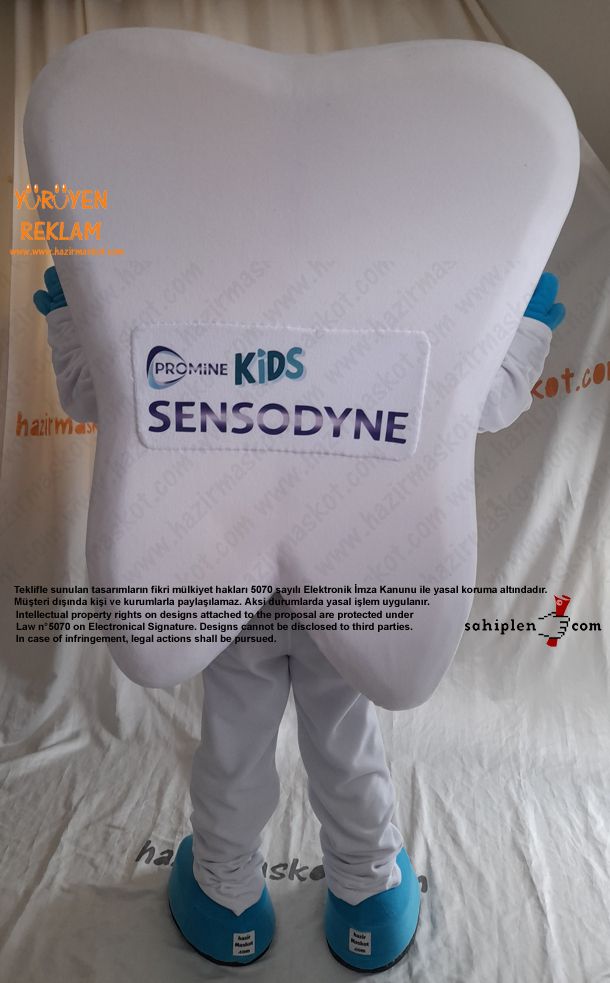 Sensodyne Kids Diş Maskot Kostümü maskot kostümü