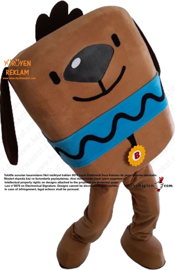 BRT Köpek Maskot Kostümü / BRT dog mascot costume maskot kostümü