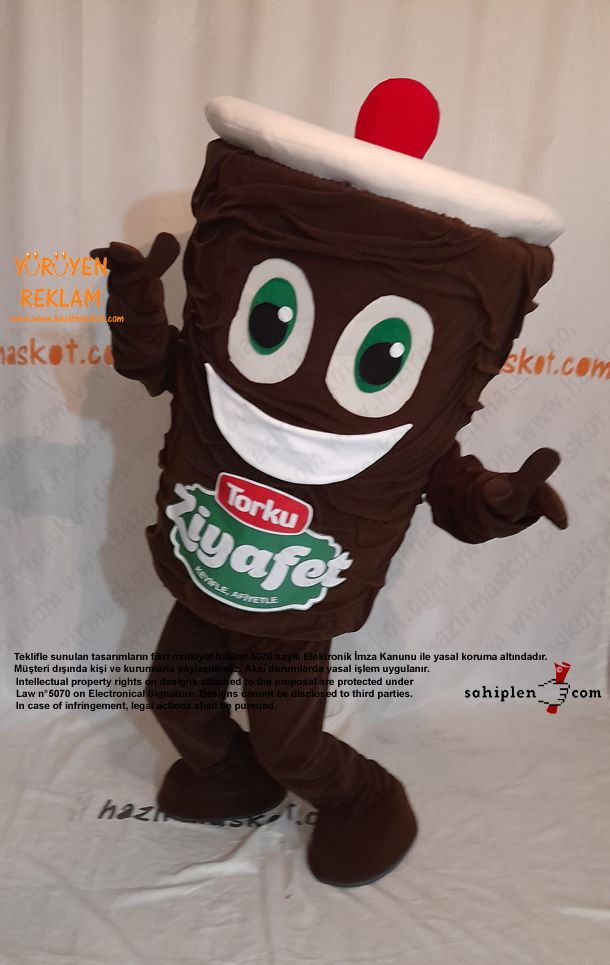 Torku Ziyafet Döner Maskot Kostümü / Chawarma Mascot Costume maskot kostümü