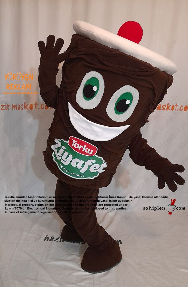 Torku Ziyafet Döner Maskot Kostümü / Chawarma Mascot Costume maskot kostümü
