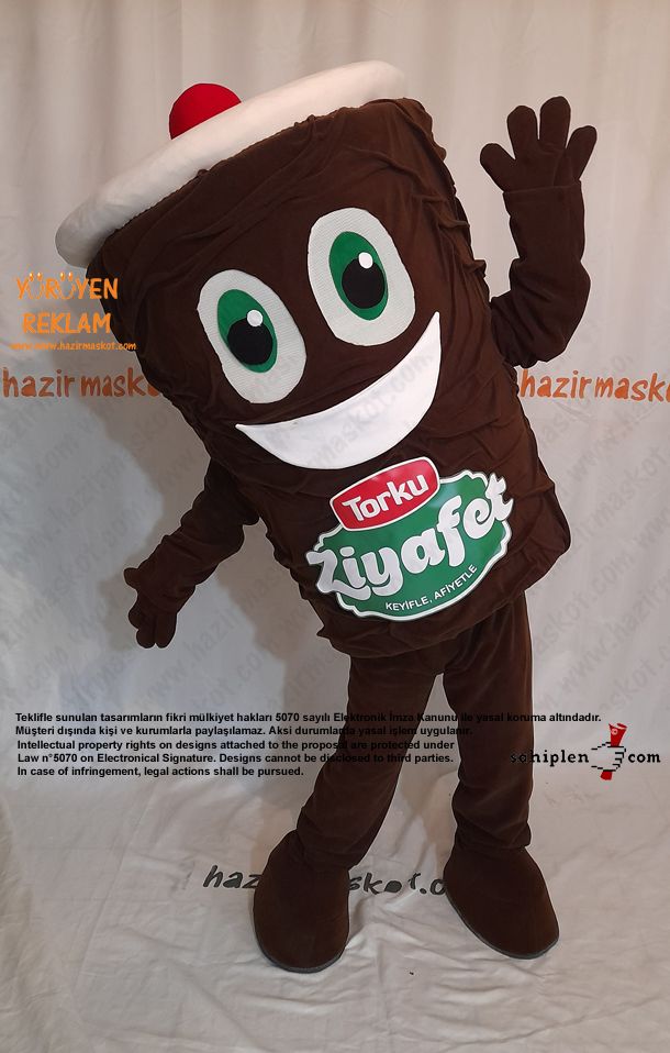Torku Ziyafet Döner Maskot Kostümü / Chawarma Mascot Costume maskot kostümü