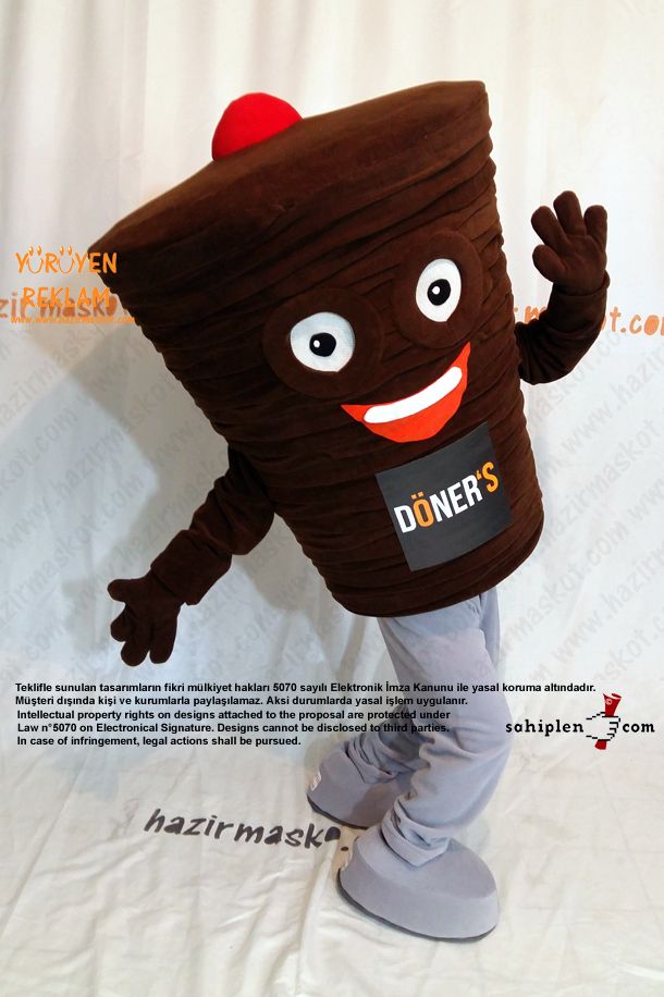 Döner Maskot Kostümü / Fransa maskot kostümü