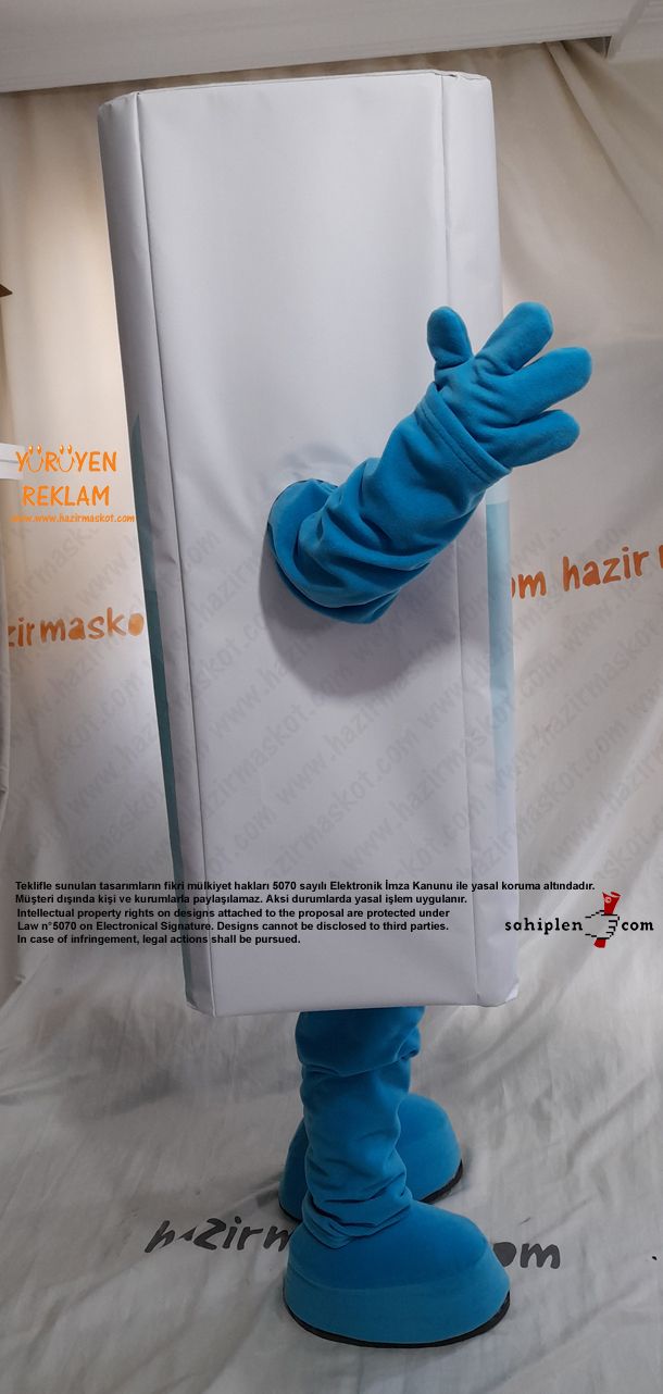 Dr Comfort Yetişkin Bezi Maskot Kostümü maskot kostümü