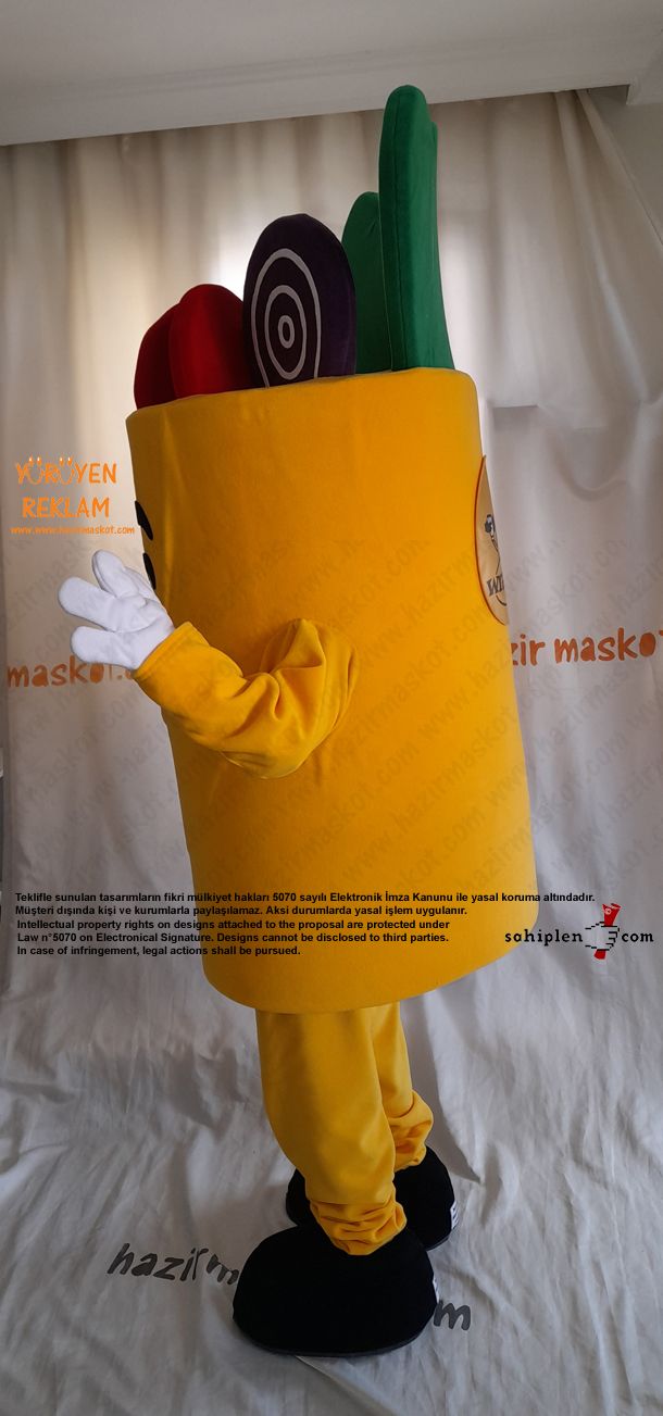 Dürüm Maskot Kostümü / Wrapsta Macartistan maskot kostümü