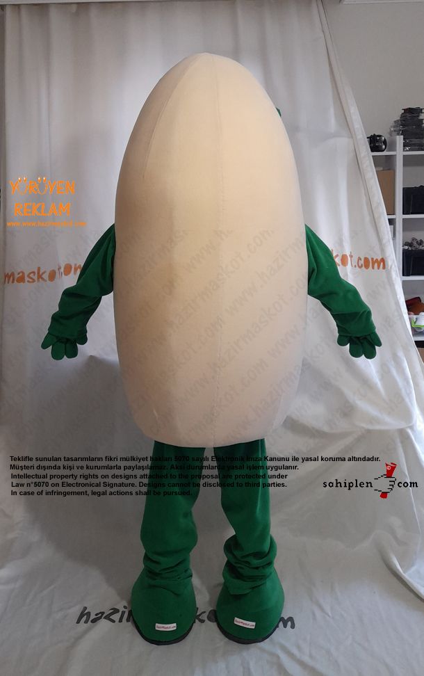 Çam Fıstığı Maskotu / Kozak Fıstığı Bergama maskot kostümü