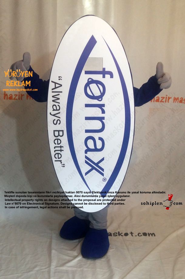 Fornax Logo Maskot kostümü maskot kostümü