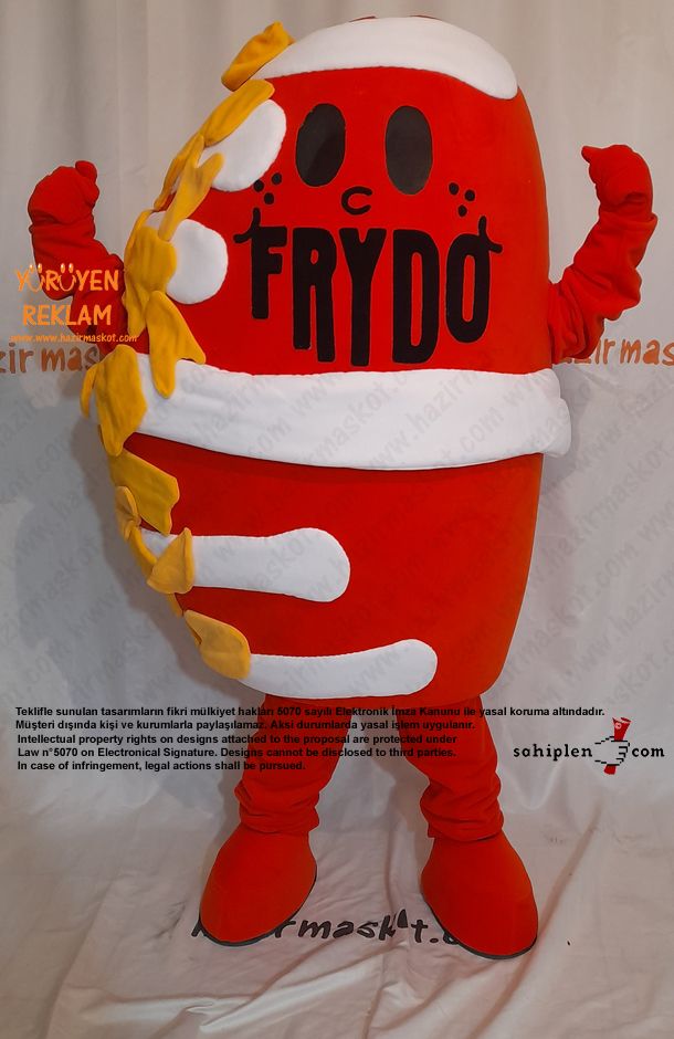 Frydo Mascot Costume / Avusturya maskot kostümü